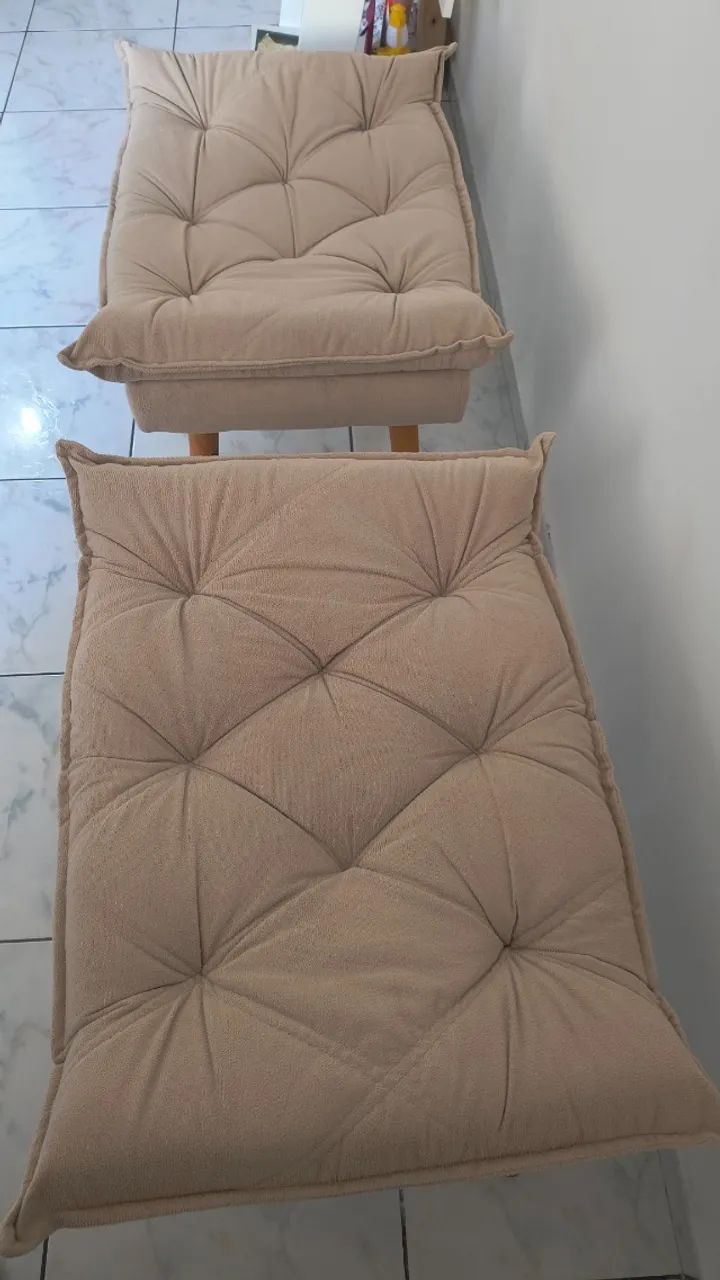 2 Bancos Estofados - Semi Novos! - Foto 3
