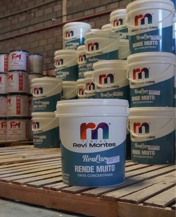 Tinta Acrílica Rende Muito 18 Litros RevMontes. - Foto 5