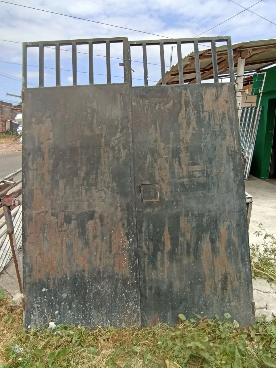 Portão duas bandas 64264616871043121