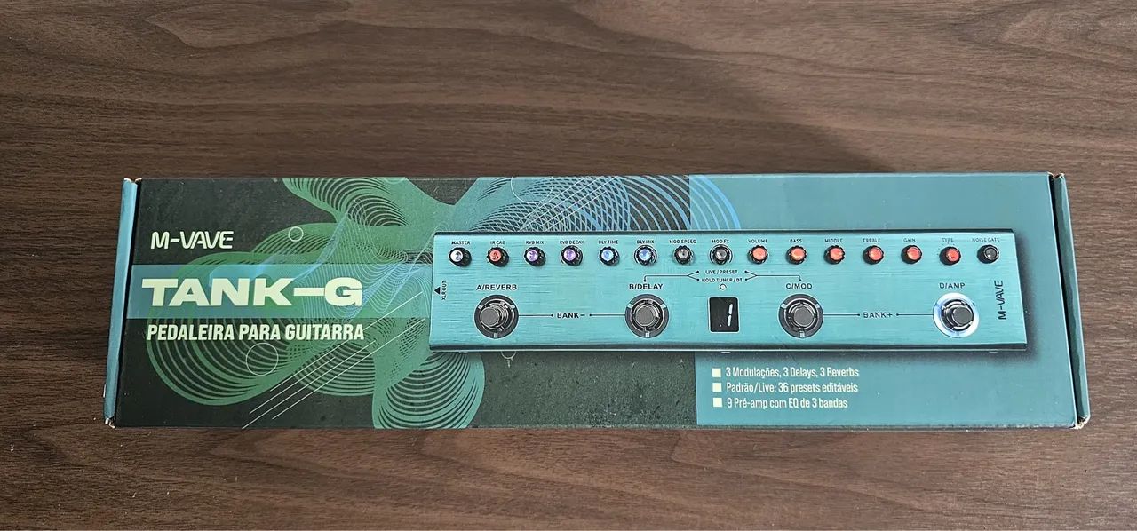 Pedal de Guitarra M-Vave Tank G Multiefeitos - Foto 2