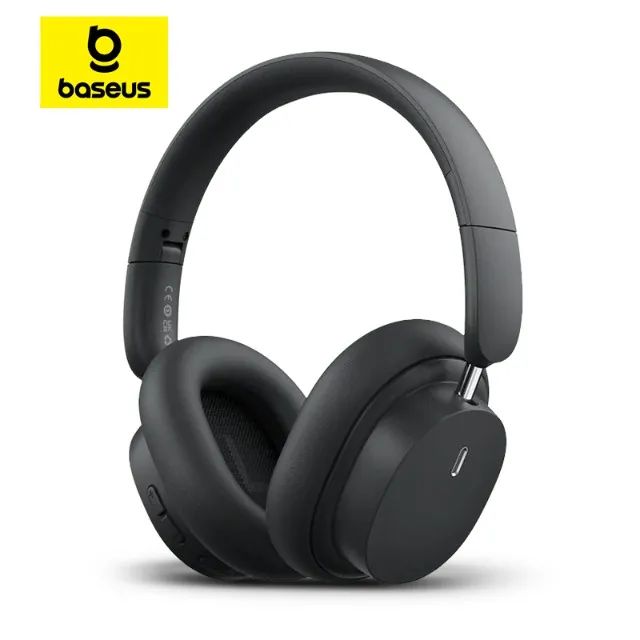 Baseus Bowie D05 Bluetooth 5.3 Over-Ear Headphones, 3D Spatial Audio, 70h Battery Life, 40mm Drivers, Foldable