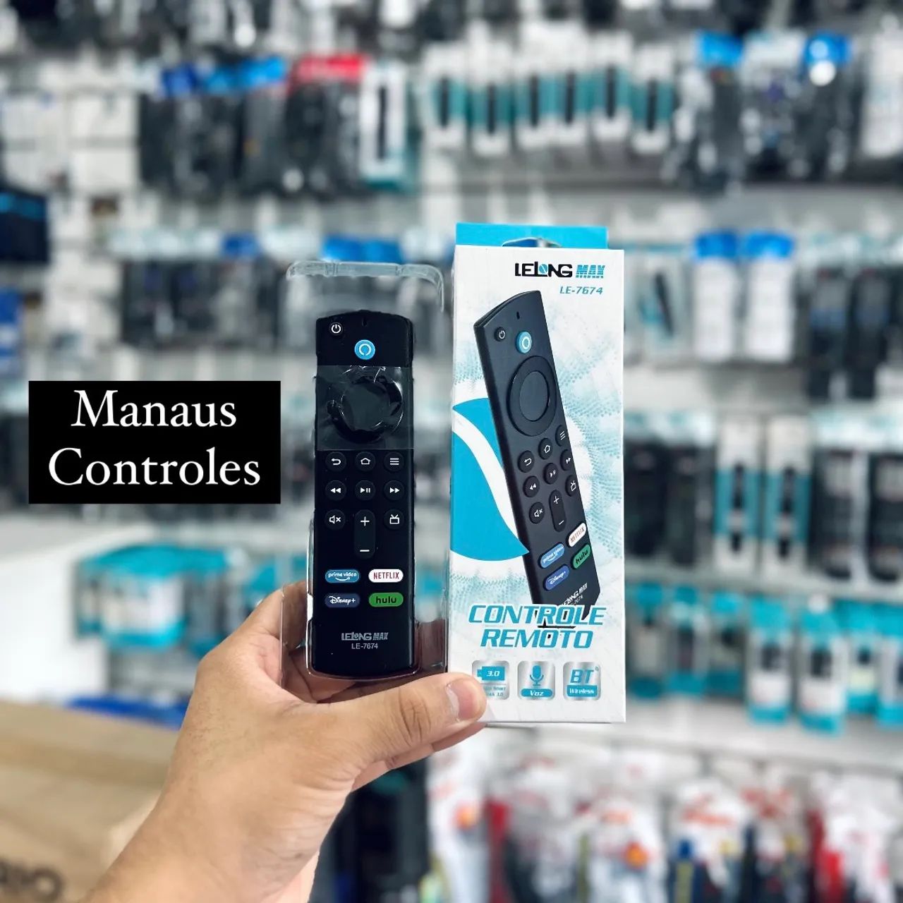 Controle Fire Stick Tv - Comando de Voz 