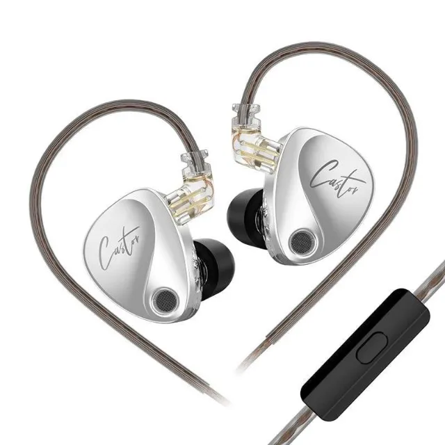Fone Retorno In-Ear KZ Castor Harman Tuning Com Mic. - Lacrado
