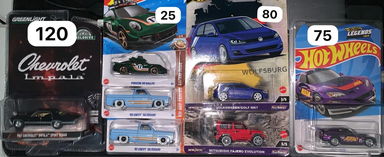 Miniaturas Hot Wheels e Greenlight - Coleção de carros