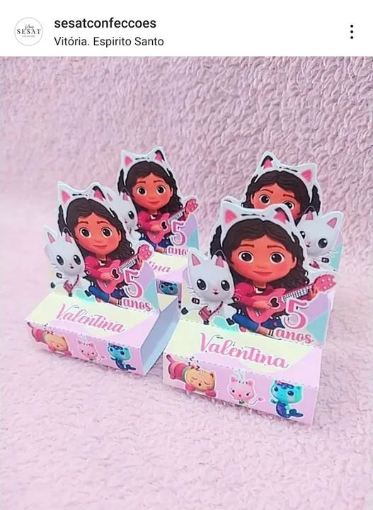 A Casa Mágica da Gabi  caixinhas personalizadas pra festa  - Foto 3