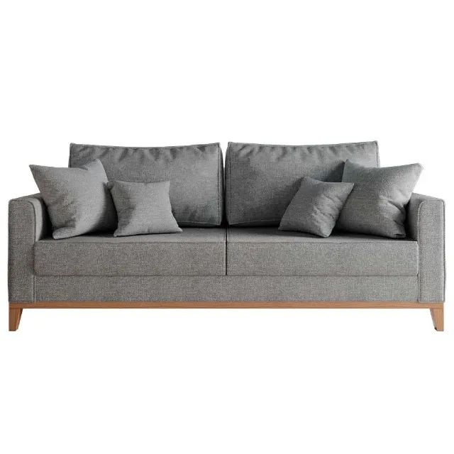 Sofá Living Linho Novo 180cm BelaRocha - Foto 4