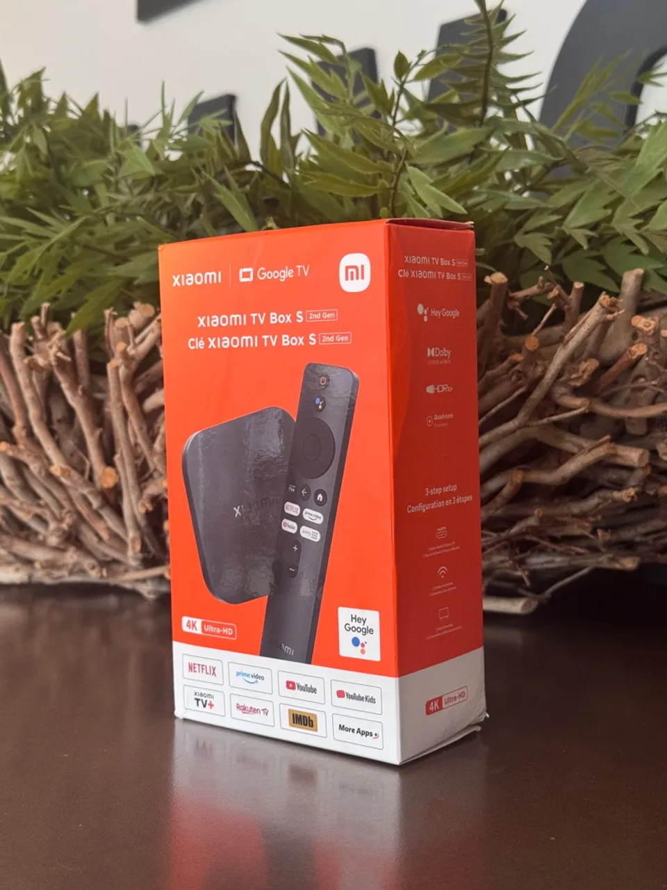 Xiaomi Mi TV Box S 2nd Gen - NOVO/ Lacrado, 4K Ultra-HD