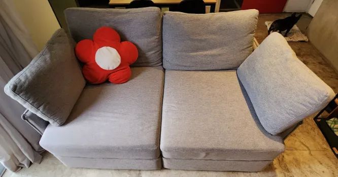 Sofá Retrátil 1,80m | Bipartido | Impermeabilizado | Excelente Estado - Foto 3