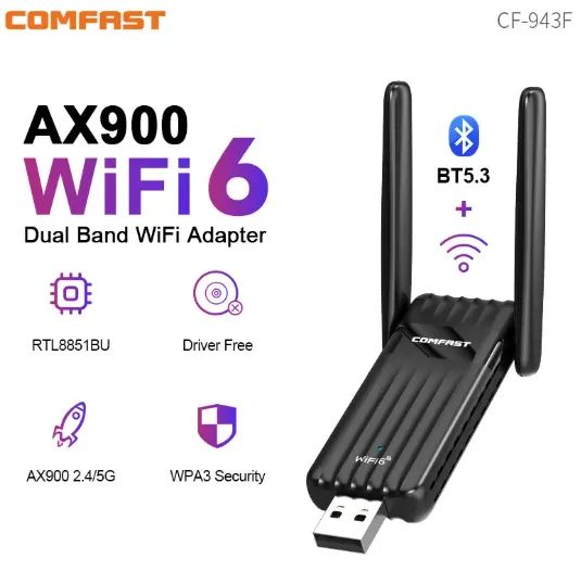 Adaptador Wi-Fi COMFAST 600mbps