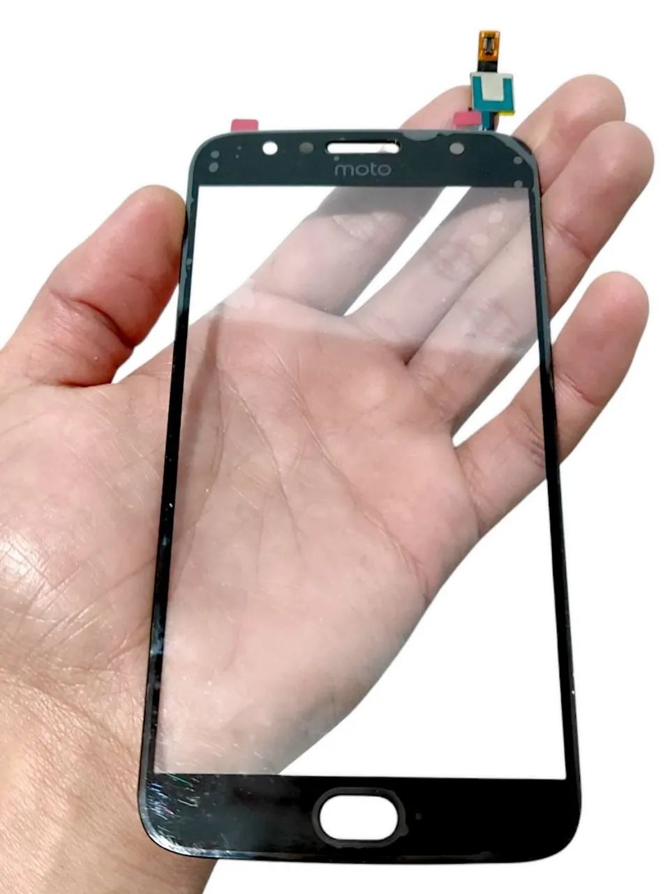 Vidro Touch Moto Moto G5s Plus XT1803 XT1804 XT1805 XT1806 - sem Display LCD - Cor Preto 