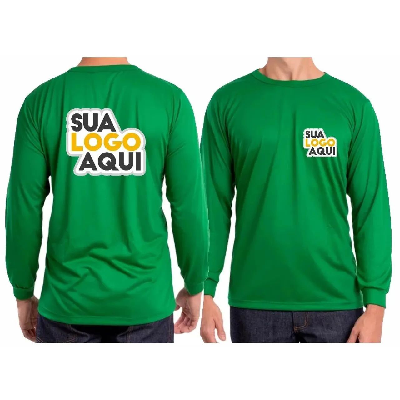 Camiseta manga longa uniforme  - Foto 2