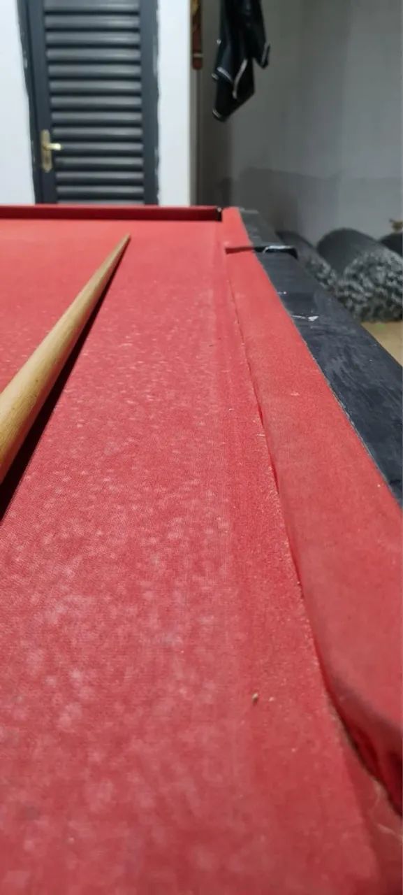 Mesa de Bilhar Vermelha - Foto 5