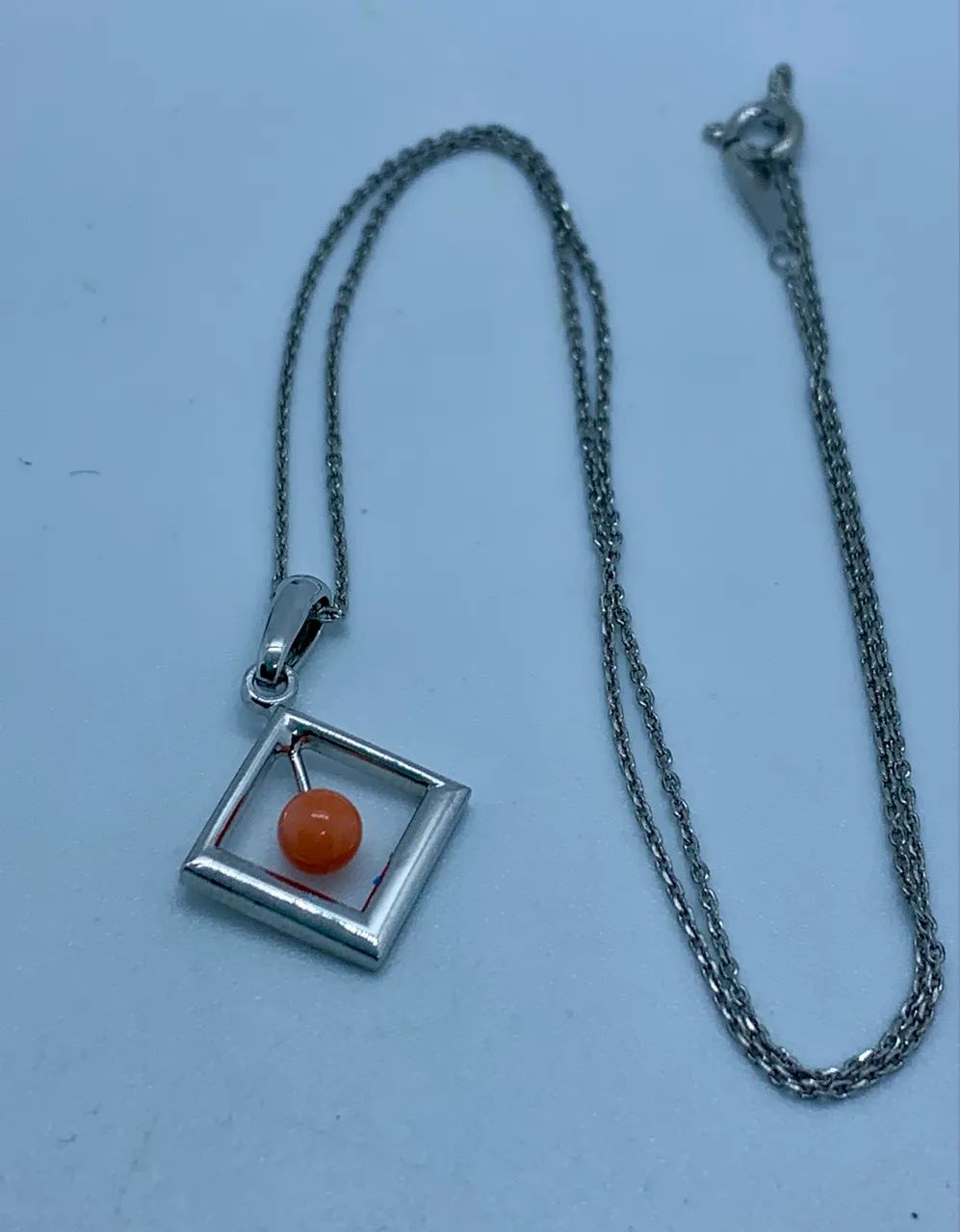 colar de prata 925 com pingente delicado - Foto 3