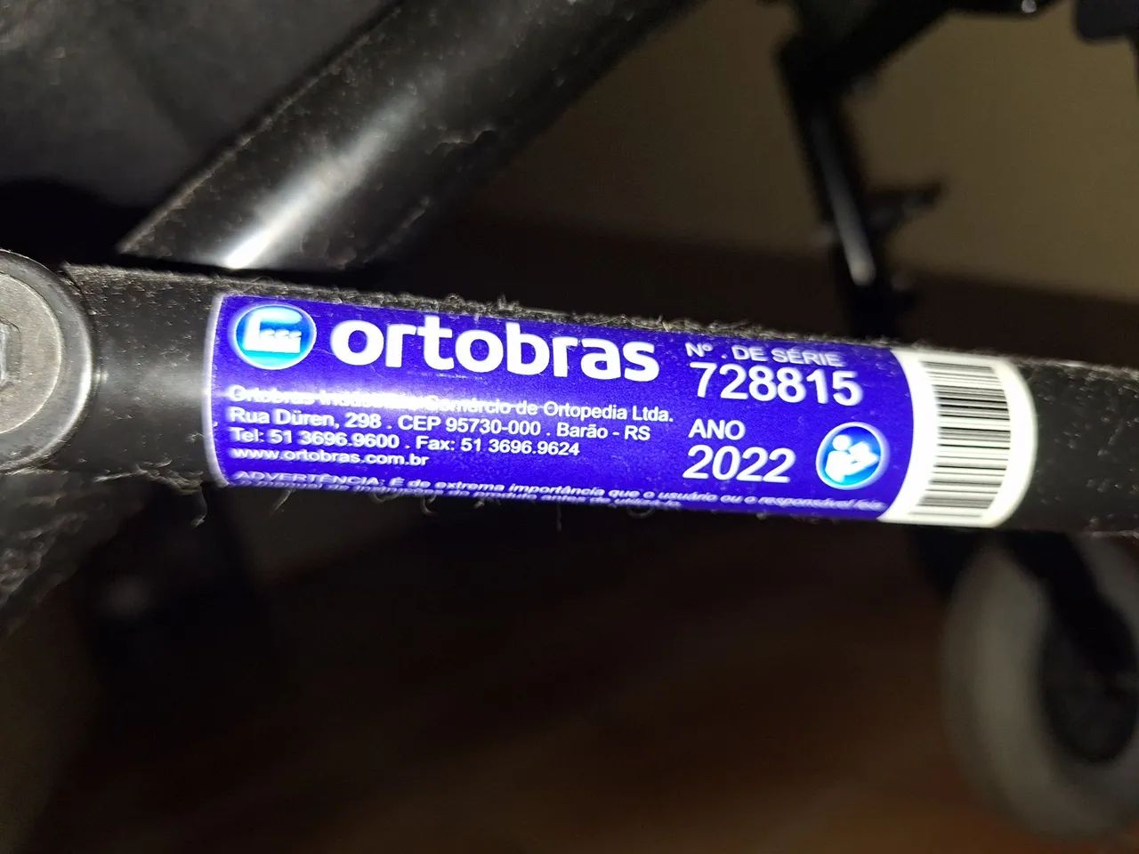 CADEIRA DE RODAS SEMI NOVA 1 ANO E POUCO DE USO  - Foto 5