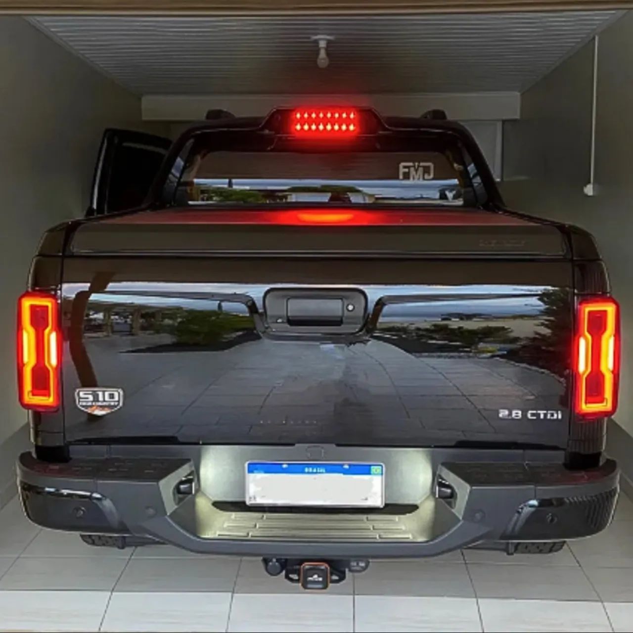 Lanterna Led S10 Dinâmico 3d Gm S-10 2014 2022 Vermelha - Foto 2