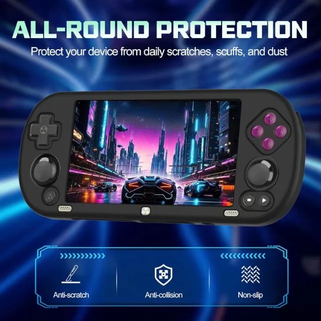 Capa Protetora Trimui Smart Pro - Silicone Preto (Nova, Lacrada) - Foto 3