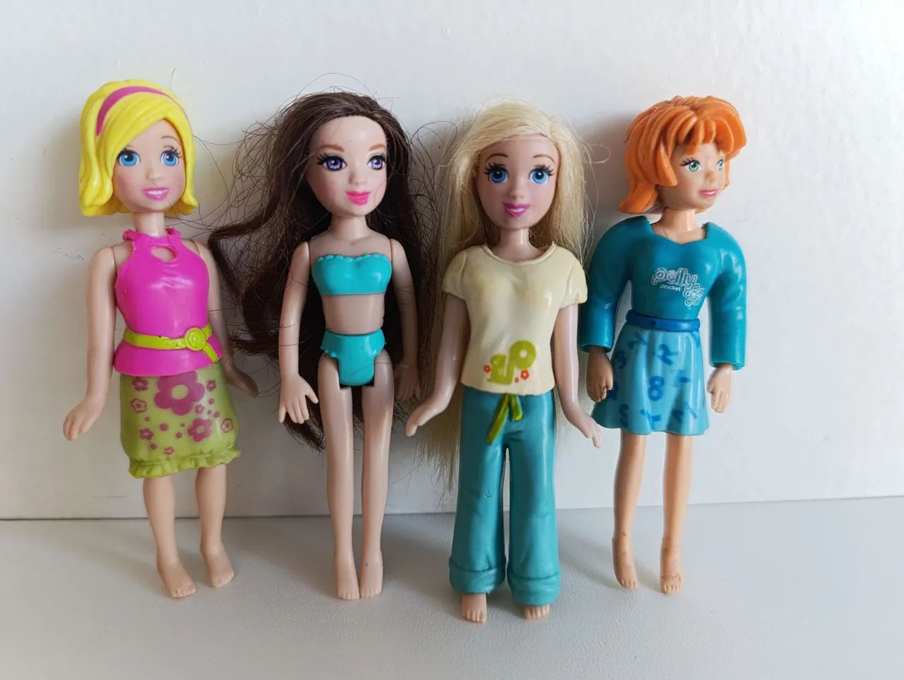  Polly Pocket - lote com 4 bonecas