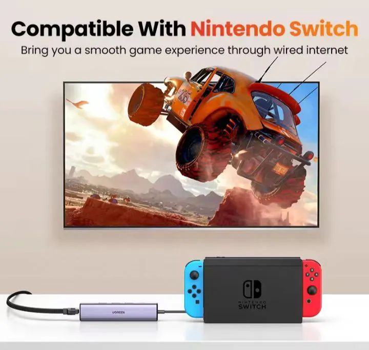 HUB adaptador Ethernet USB 3.0 de 1000Mbps. - Foto 2