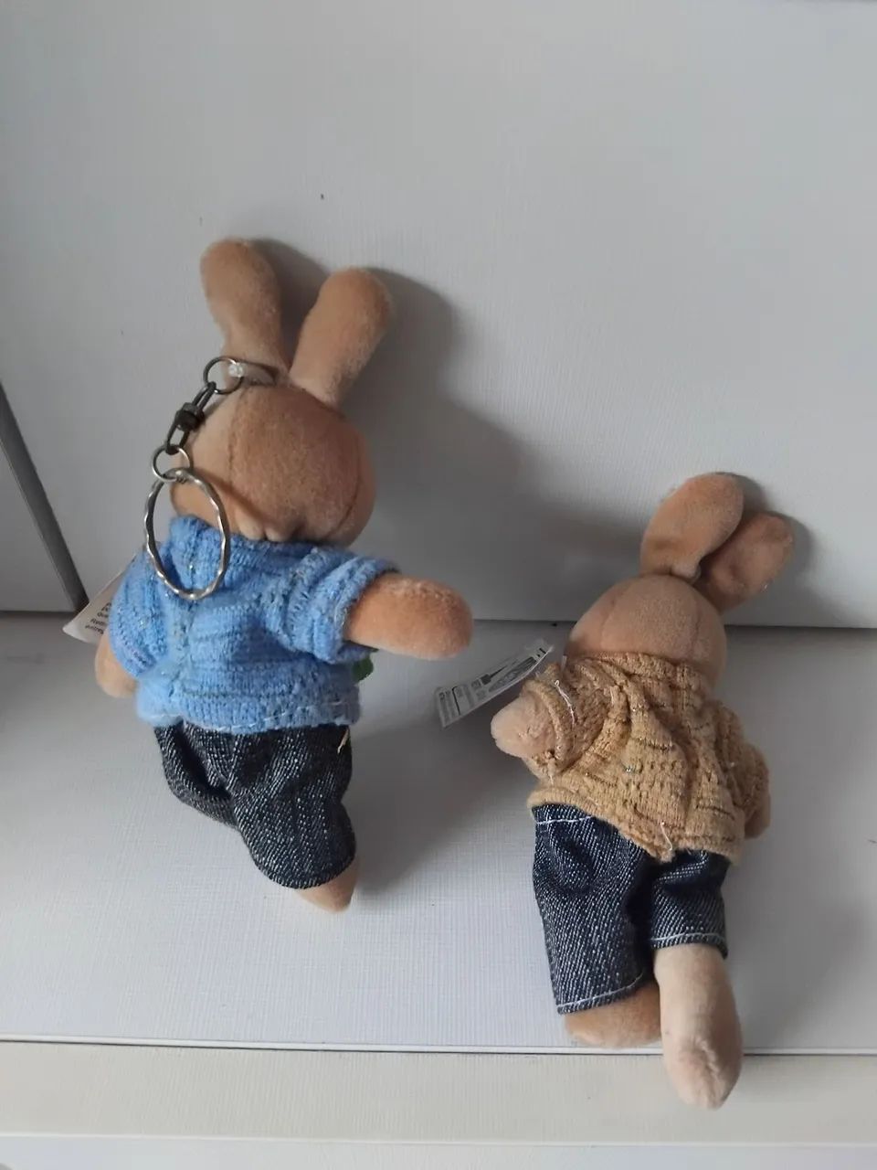 Par de coelhinhos de pelúcia - Foto 3