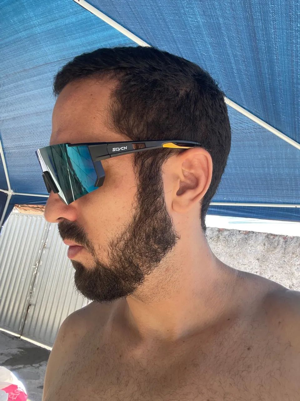 Óculos Scvcn Black dourado  - Foto 4