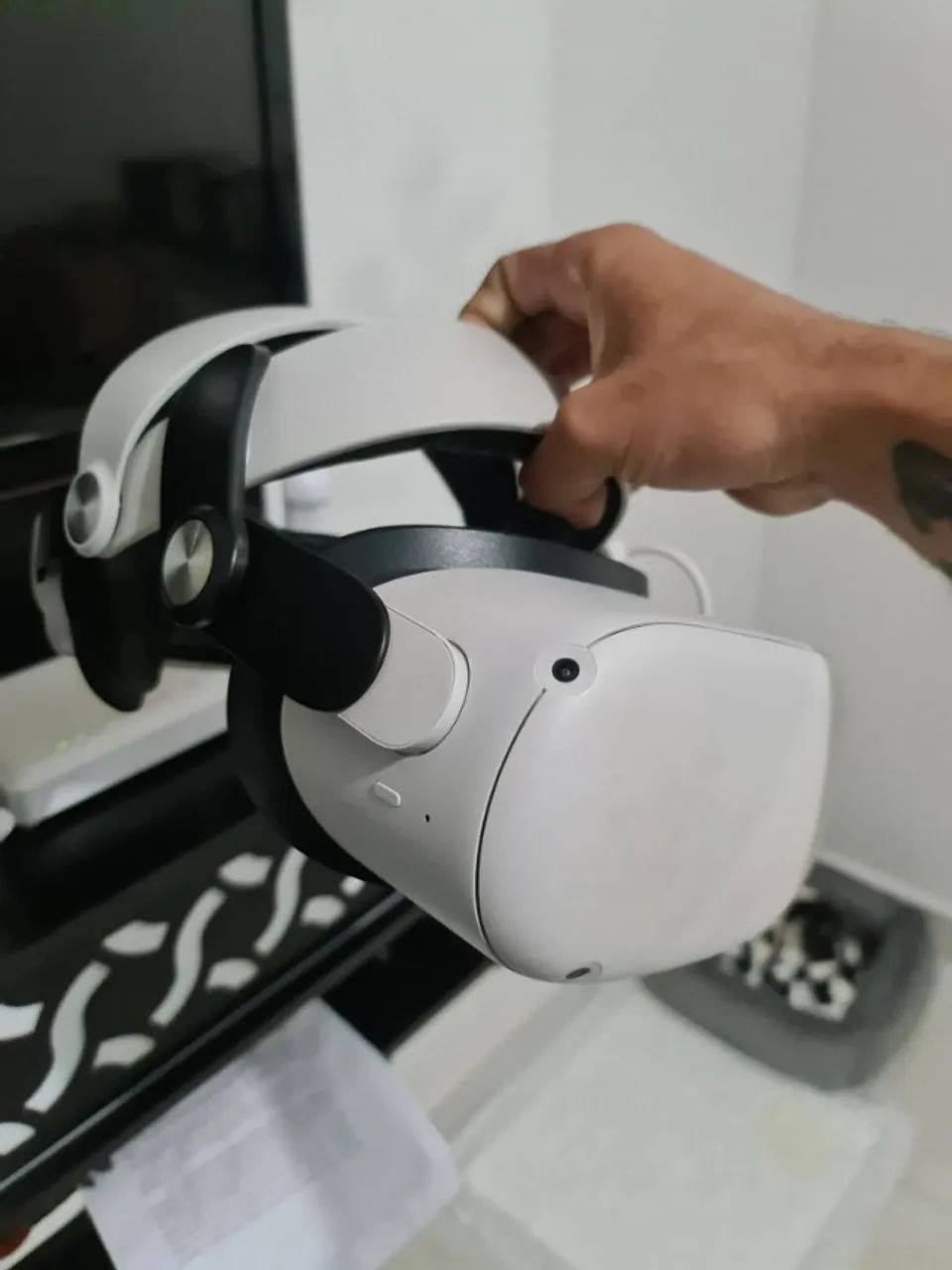 Meta quest 2 128gb com strap elite powerpack - Peças e Acessórios