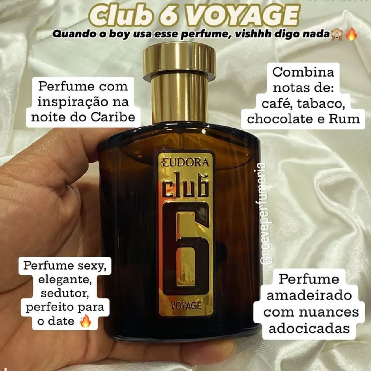 Perfume Club 6 Voyage Original - Só R$119,99 - Foto 2