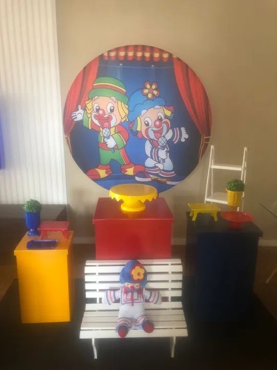 Kit Decoração Festa pegue e monte Patati e patatá 