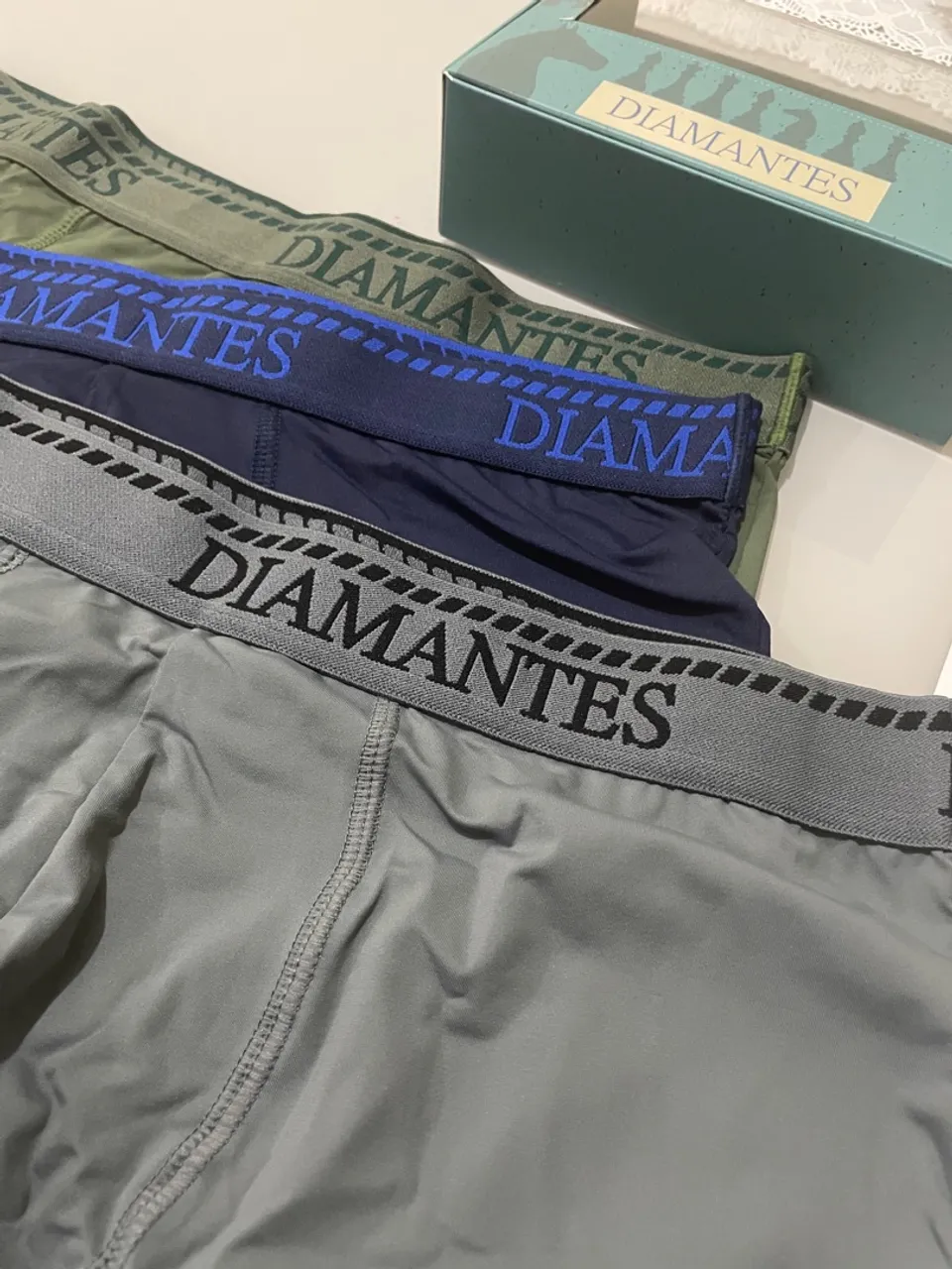 Kit Cuecas Box Diamantes - Conforto e Qualidade