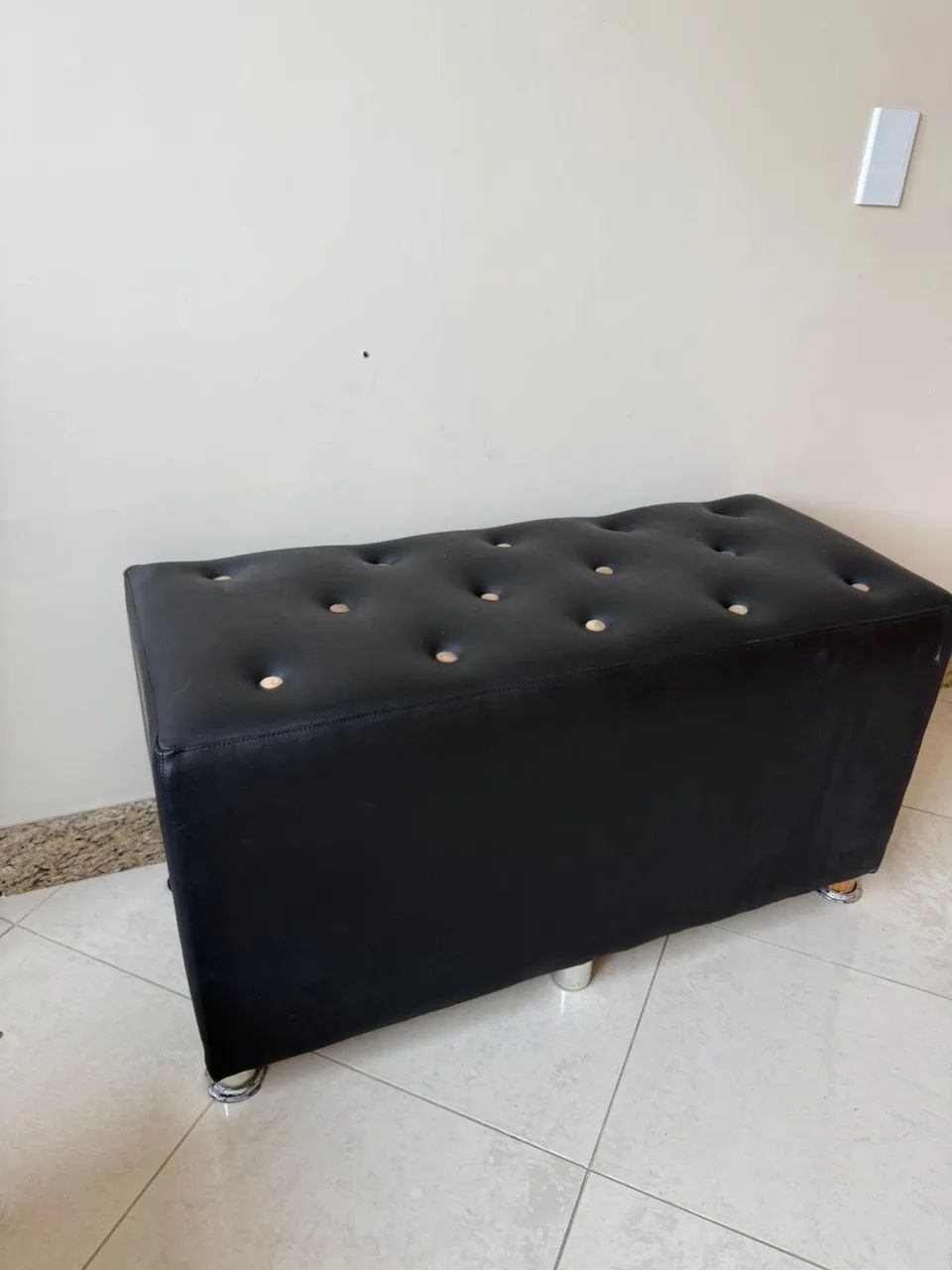 Puff para cama de casal 