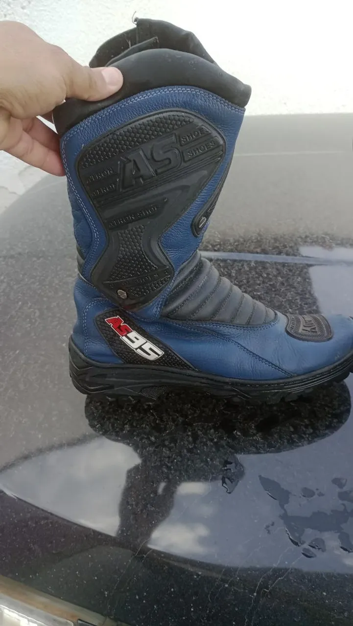 Bota AS Shoes Azul - Motociclismo