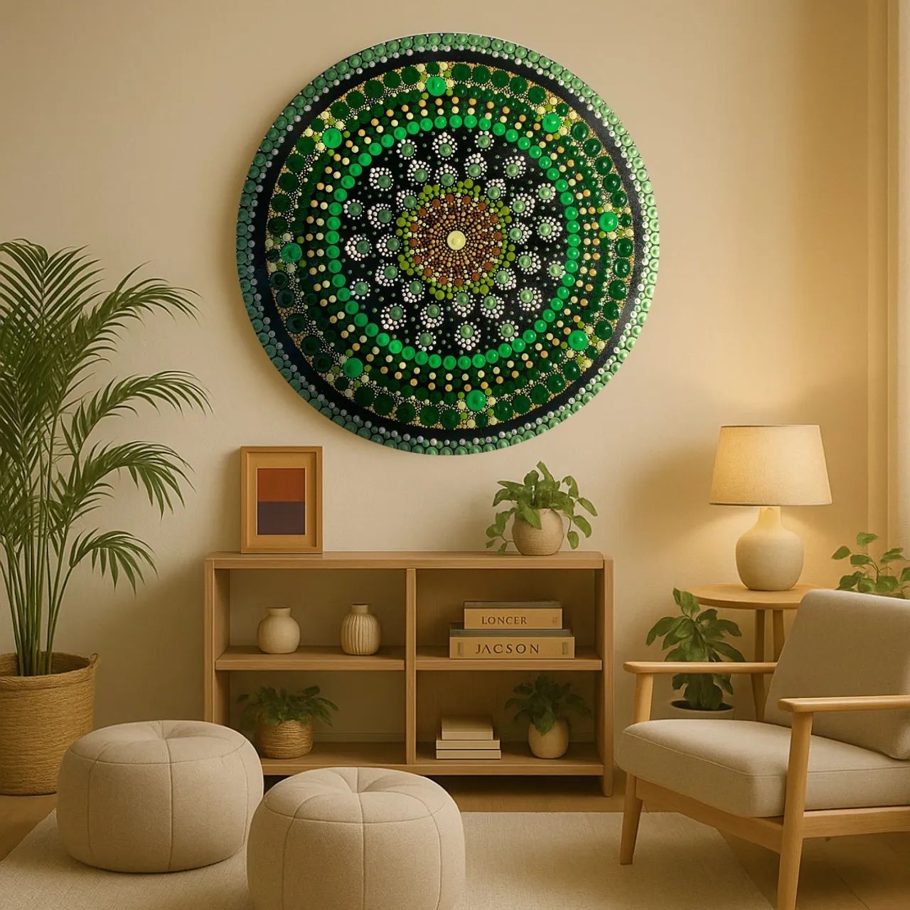 Mandalas e Pintura Organiza em MDF
