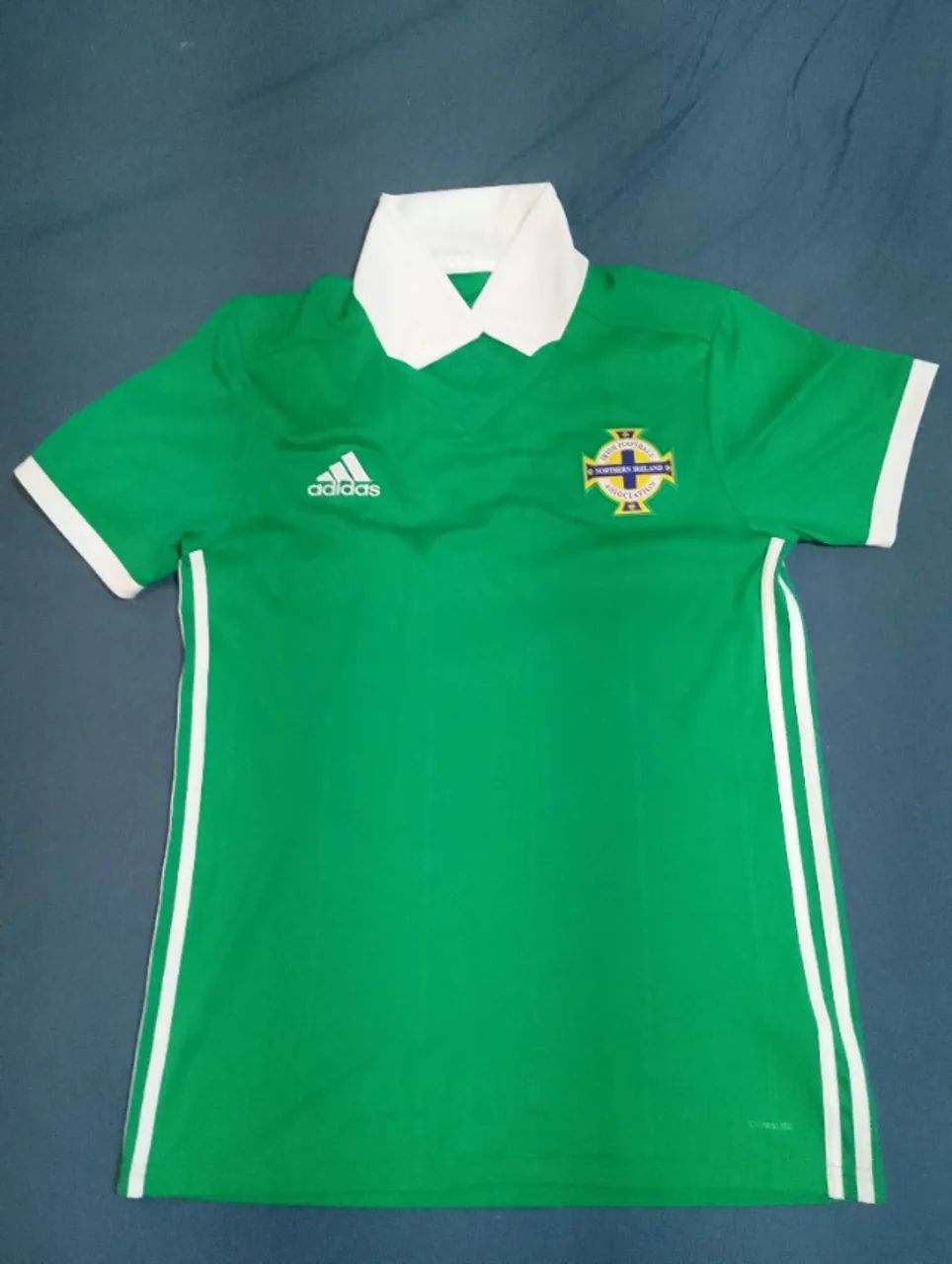 Original - Camisa Irlanda do Norte 2018 - Home - Oficial - Adidas - Foto 2