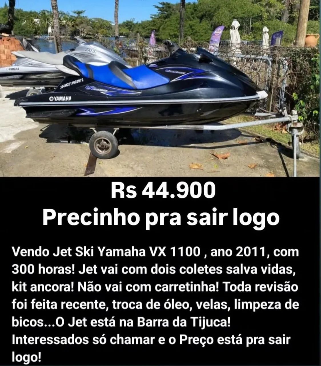 Jet Sky em ótimo estado e todo revisado...interessados chamar no pv