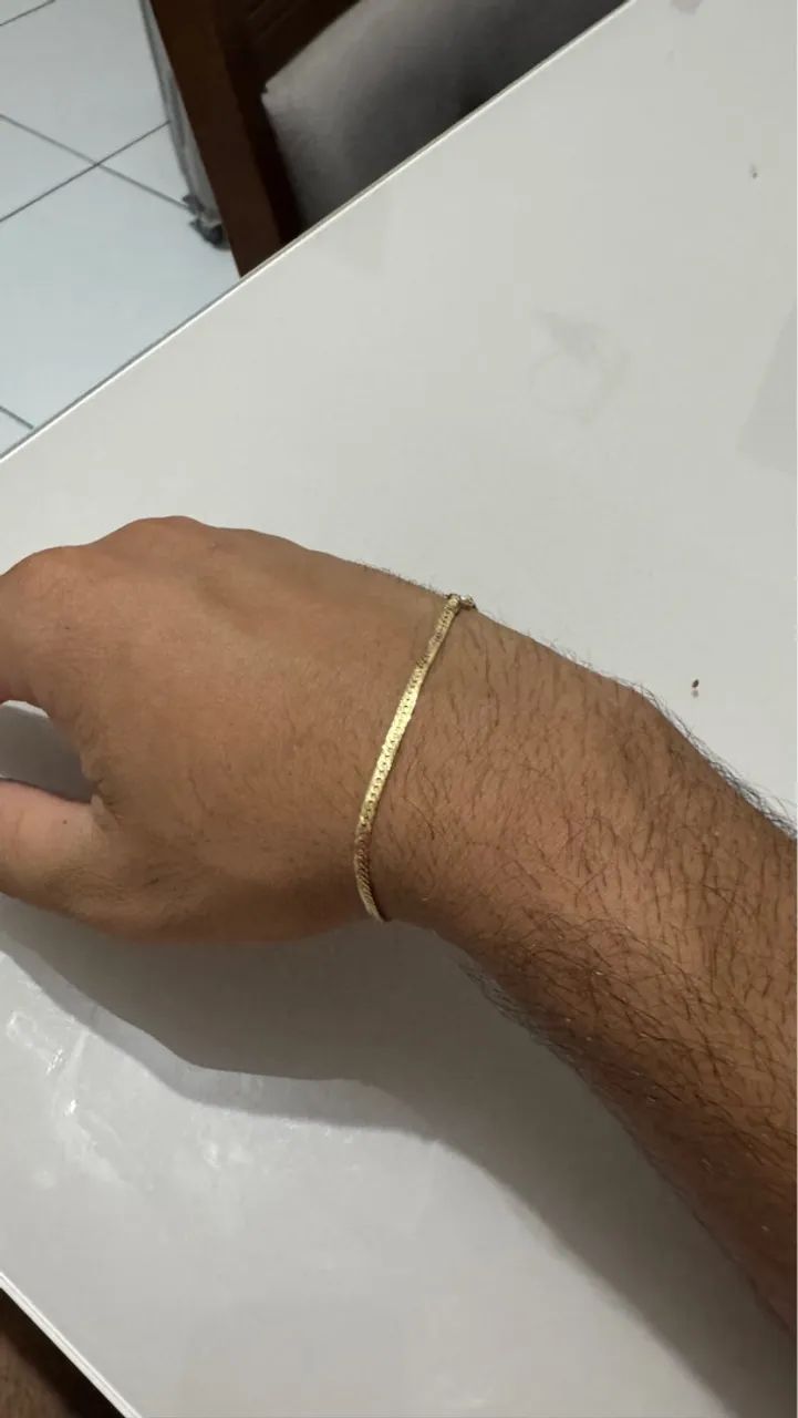 Pulseira de Ouro 18k - Foto 2
