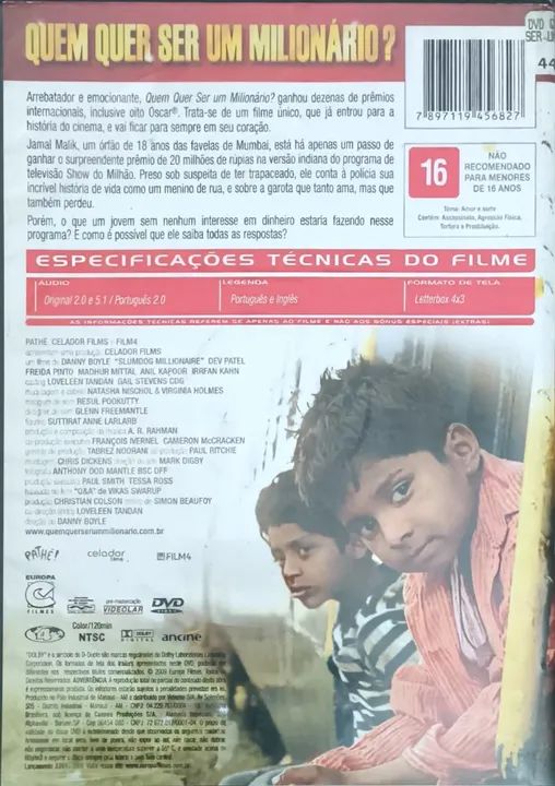 DVD Quem Quer Ser Um Milionário? - Foto 2