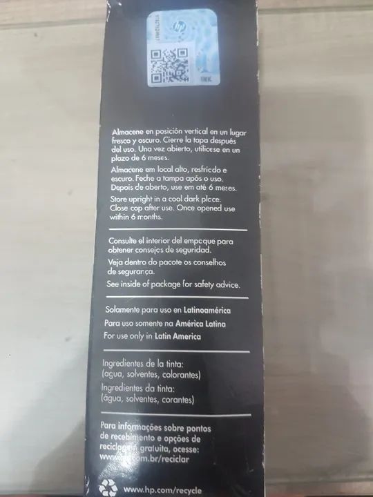 Refil de tinta HP GT51 - Preto - Foto 4