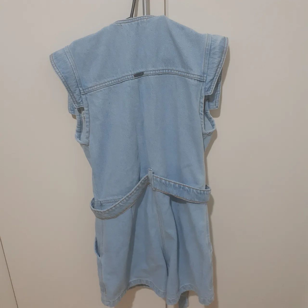 Macacão Jeans Curto Feminino Liritty - Foto 3