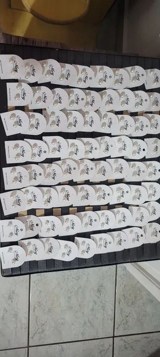 Brincos de pérola - Par de brincos - Foto 3