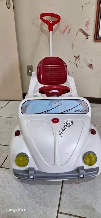 Carrinho de passeio e pedal quadriciclo fusca - Foto 5