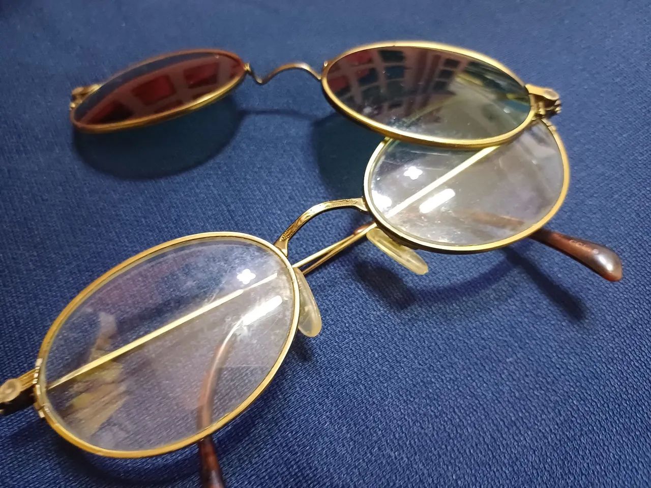 Óculos Redondos Vintage - Estilo e Elegância - Foto 3