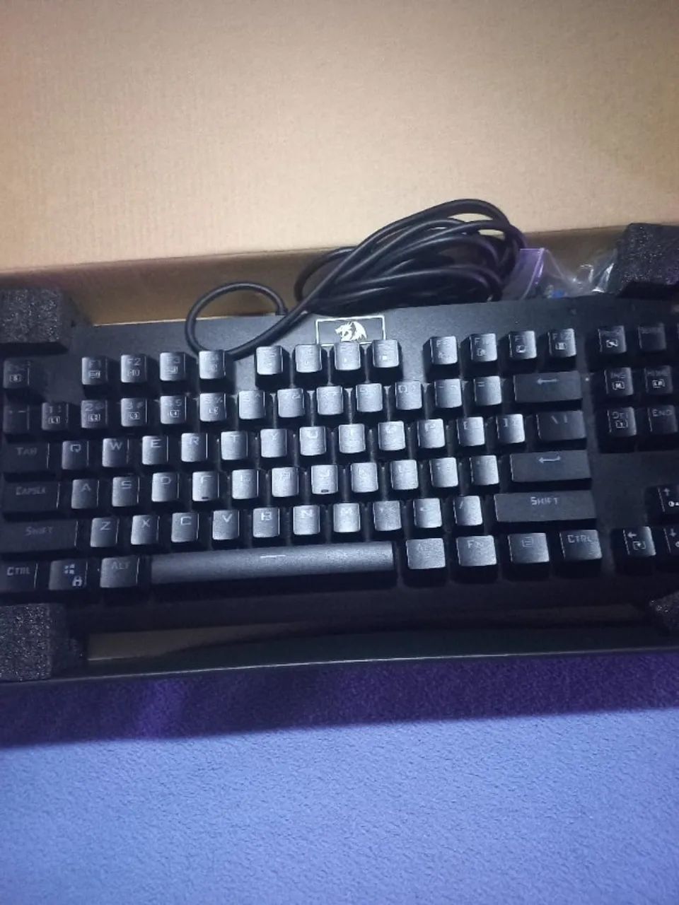 teclado dark avenger da redragon esta novo usado por um mês - Foto 2