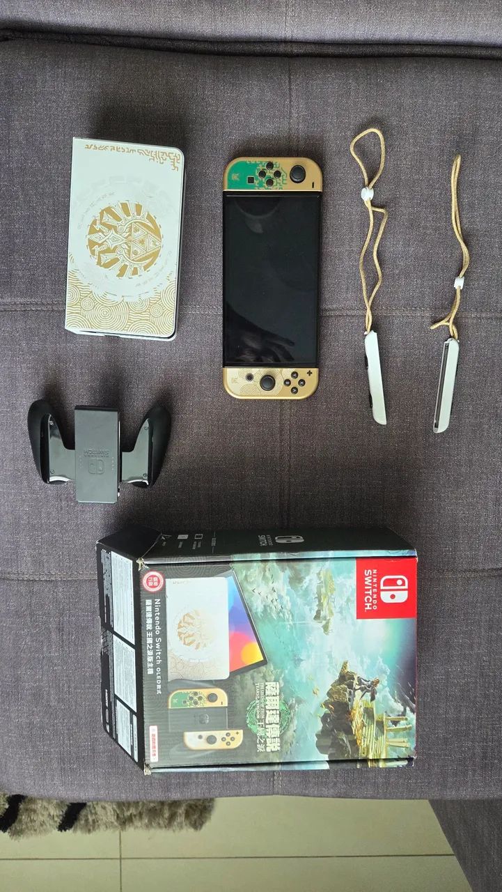 Nintendo Switch Oled Edição Zelda Desbloqueado