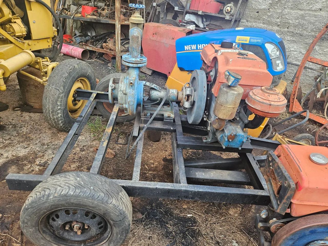 Bomba irrigação com motor tobatta 18cv - Foto 2