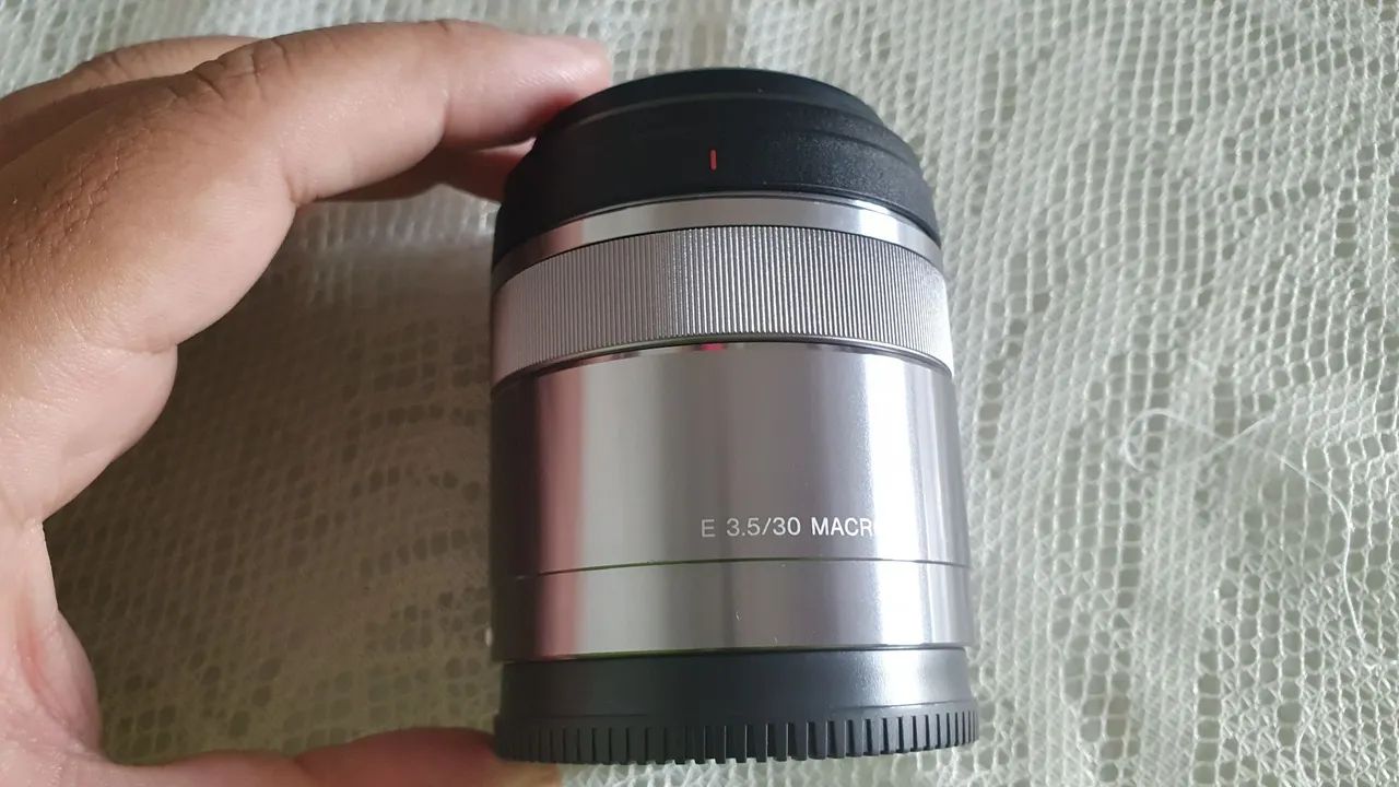 Sony nex 30mm 3.5 Macro p/ e-mount aps-c  - Foto 3
