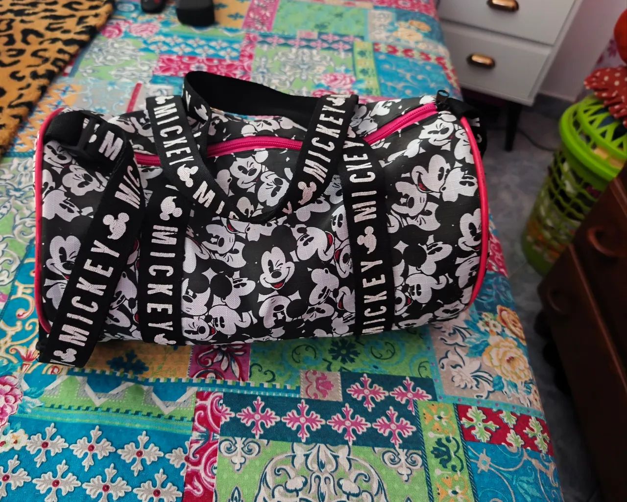 Bolsa estampada do Mickey  - Foto 5