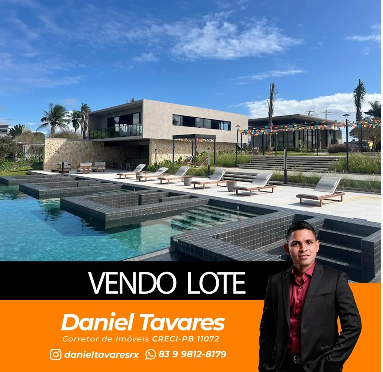 Lote á venda no Alteza Condo Resort - Bananeiras - PB
