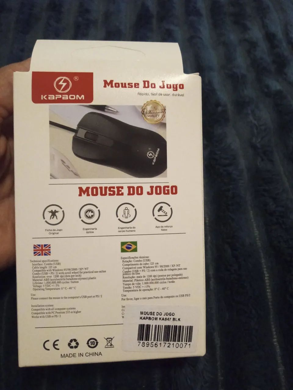 Mouse Gamer KAPBOM KA-647  - Foto 2