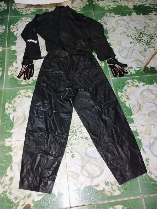Capa de chuva GG Preto motociclista.