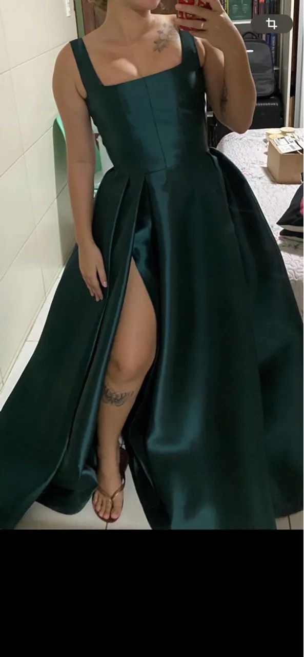 Vestido Longo Verde - Novo - Foto 2