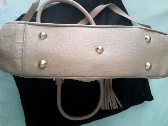 Bolsa em couro legítimo MV Couros , como nova - Foto 4